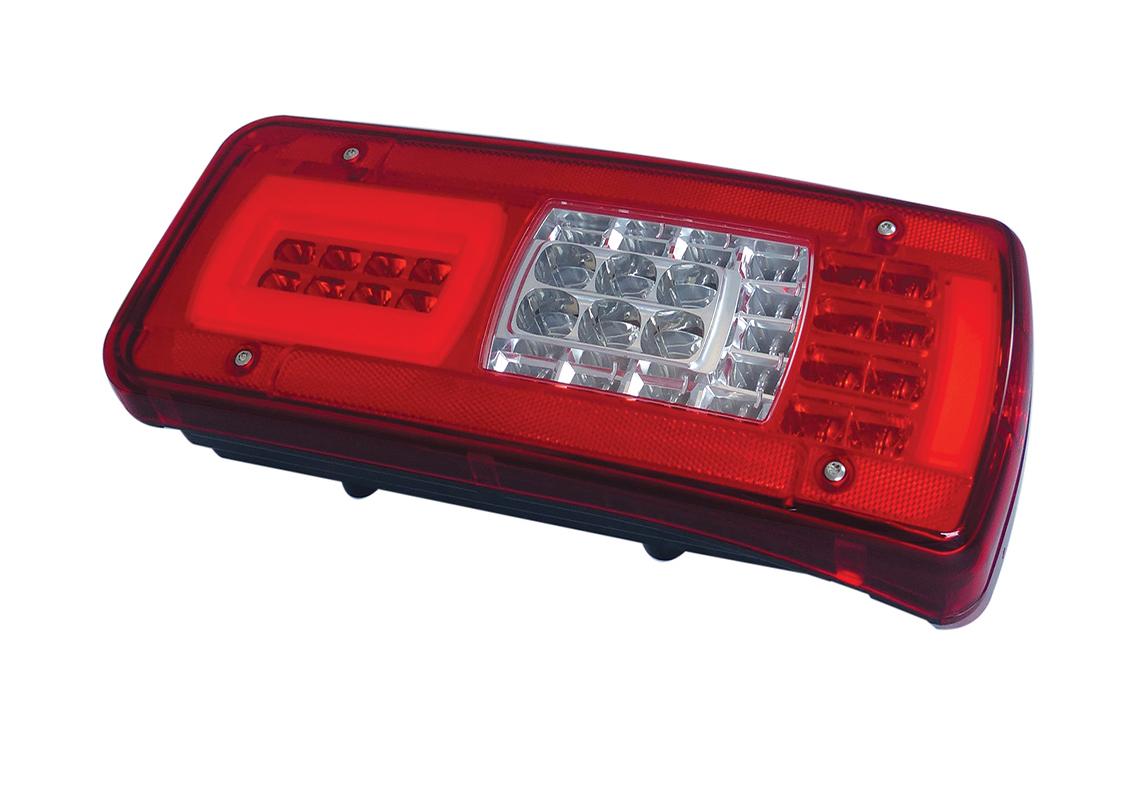 Rear lamp LED Right with HDSCS 8 pin side connector IVECO